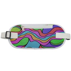 Colorful Stylish Design Rounded Waist Pouch by gasi