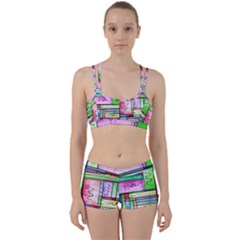 Colorful Pattern Perfect Fit Gym Set by gasi