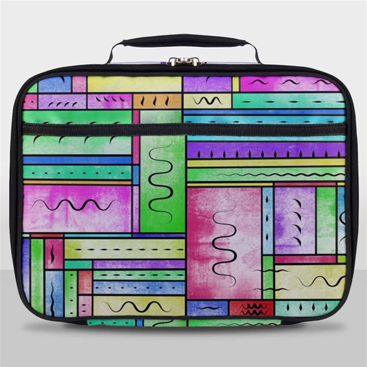 Colorful pattern Full Print Lunch Bag