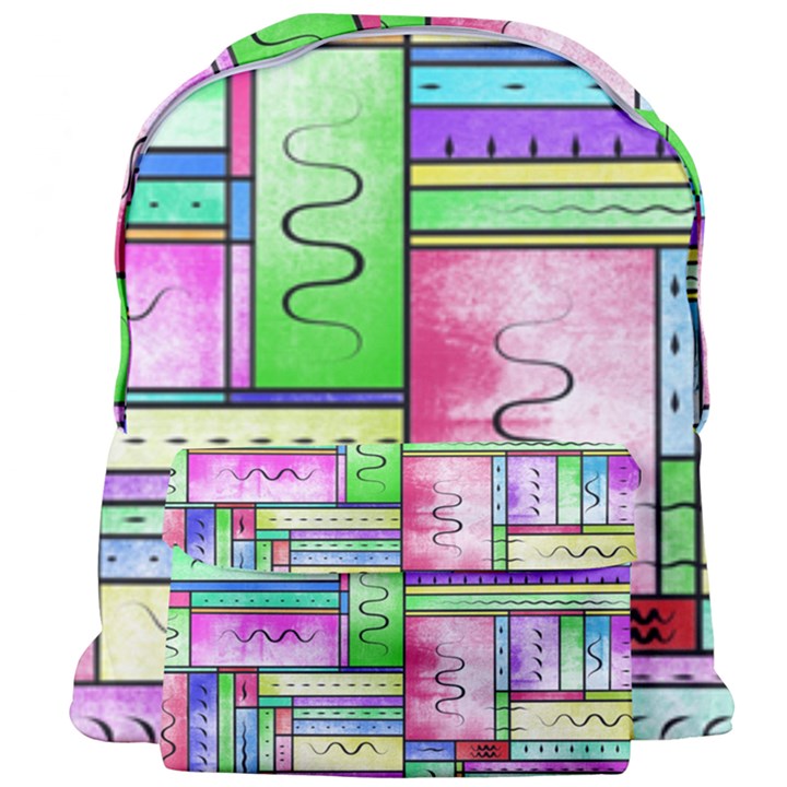 Colorful pattern Giant Full Print Backpack