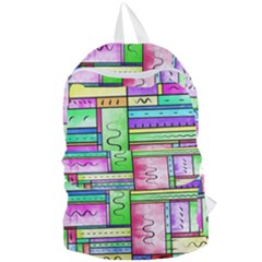 Colorful Pattern Foldable Lightweight Backpack by gasi