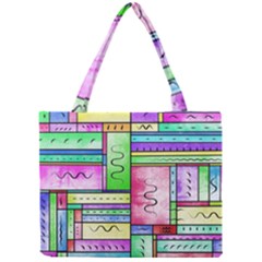 Colorful Pattern Mini Tote Bag by gasi