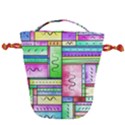 Colorful pattern Drawstring Bucket Bag View2