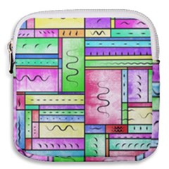 Colorful Pattern Mini Square Pouch by gasi