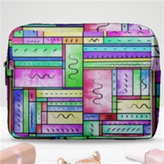 Colorful Pattern Make Up Pouch (large) by gasi