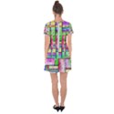 Colorful pattern Drop Hem Mini Chiffon Dress View2