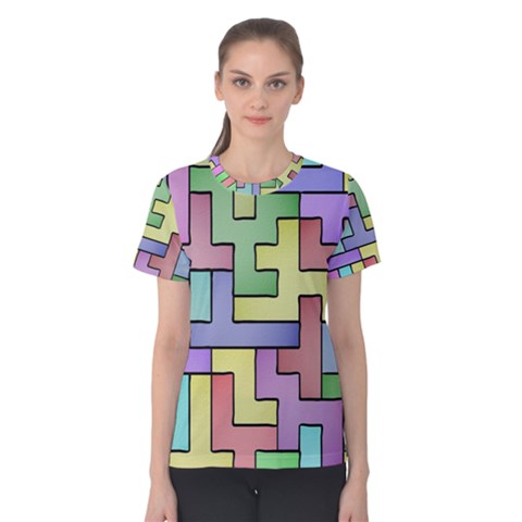 Colorful Stylish Design Women s Cotton Tee by gasi