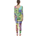 Colorful stylish design Long Sleeve Catsuit View2