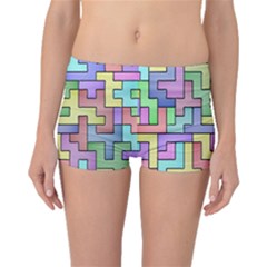 Colorful Stylish Design Boyleg Bikini Bottoms by gasi