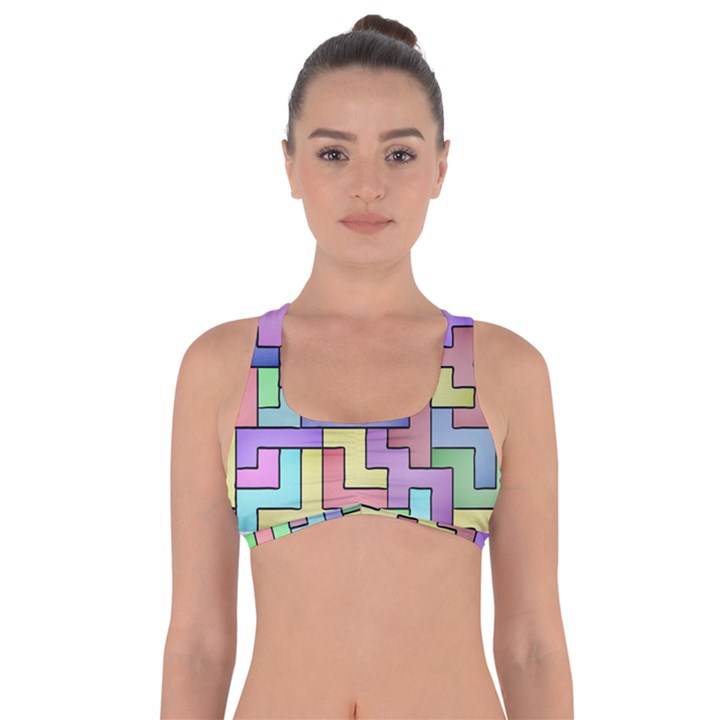 Colorful stylish design Got No Strings Sports Bra