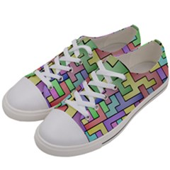 Colorful Stylish Design Men s Low Top Canvas Sneakers by gasi