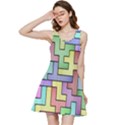 Colorful stylish design Inside Out Racerback Dress View3