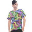 Colorful stylish design Men s Sport Top View1