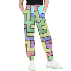 Colorful Stylish Design Kids  Elastic Waist Pants by gasi