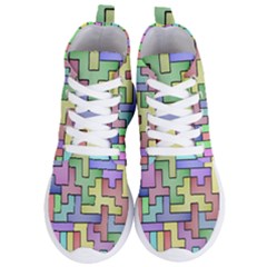 Colorful Stylish Design Women s Lightweight High Top Sneakers by gasi