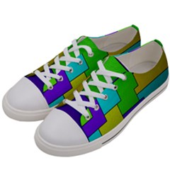 Colorful Design Women s Low Top Canvas Sneakers by gasi