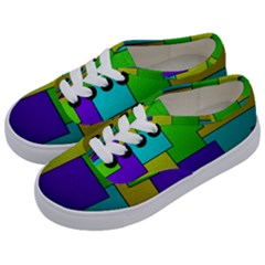 Colorful Design Kids  Classic Low Top Sneakers by gasi