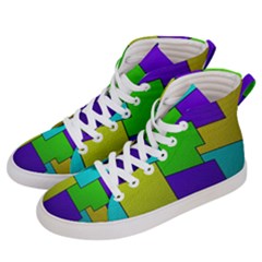 Colorful Design Women s Hi-top Skate Sneakers by gasi