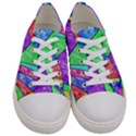 Colorful stylish design Men s Low Top Canvas Sneakers View1