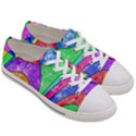 Colorful stylish design Men s Low Top Canvas Sneakers View3