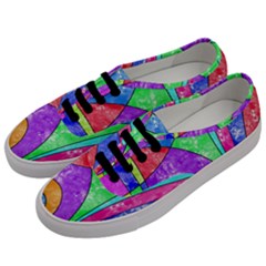 Colorful Stylish Design Men s Classic Low Top Sneakers by gasi