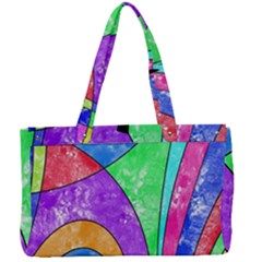 Colorful Stylish Design Canvas Work Bag