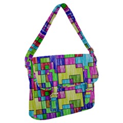 Colorful Stylish Design Buckle Messenger Bag by gasi