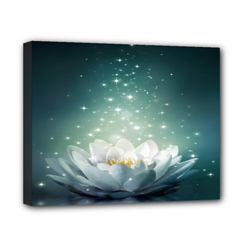 Sparkle Lotus Canvas 10  X 8  (stretched) by Sparkle