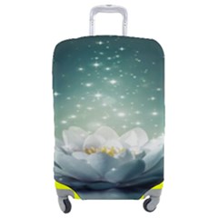 Sparkle Lotus Luggage Cover (medium) by Sparkle