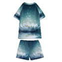 Sparkle Lotus Kids  Swim Tee and Shorts Set View2