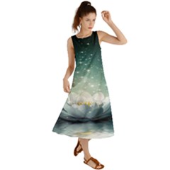 Sparkle Lotus Summer Maxi Dress by Sparkle