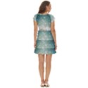 Sparkle Lotus Short Sleeve Tiered Mini Dress View4