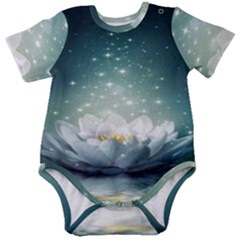 Sparkle Lotus Baby Short Sleeve Onesie Bodysuit by Sparkle