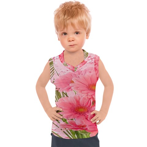 Nature Flowers Kids  Sport Tank Top by Sparkle