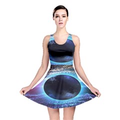 Digitalgalaxy Reversible Skater Dress by Sparkle