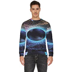 Digitalgalaxy Men s Fleece Sweatshirt by Sparkle