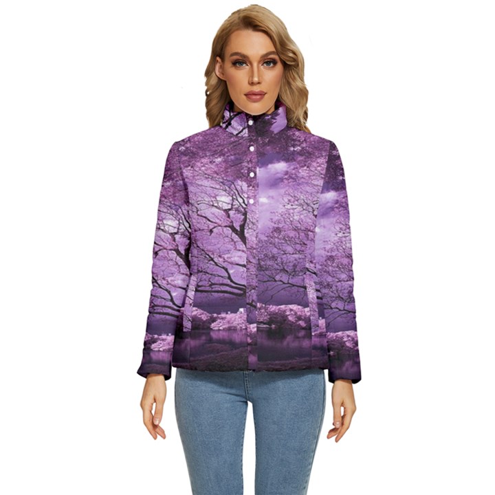 Violet Nature Women s Puffer Bubble Jacket Coat