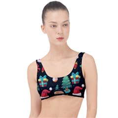 Christmas Pattern The Little Details Bikini Top