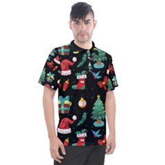 Christmas Pattern Men s Polo Tee