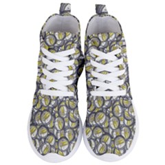 Gong Instrument Motif Pattern Women s Lightweight High Top Sneakers by dflcprintsclothing