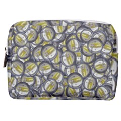 Gong Instrument Motif Pattern Make Up Pouch (medium) by dflcprintsclothing