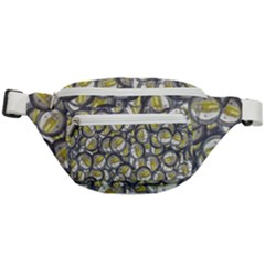 Gong Instrument Motif Pattern Fanny Pack by dflcprintsclothing