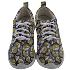 Gong Instrument Motif Pattern Mens Athletic Shoes by dflcprintsclothing