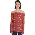 Background Pattern Texture Design Off Shoulder Long Sleeve Top View1