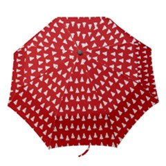 White Christmas Tree Red Folding Umbrellas by TetiBright