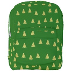 Green Christmas Trees Green Full Print Backpack