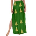 Green Christmas Trees Green Maxi Chiffon Tie-Up Sarong View1