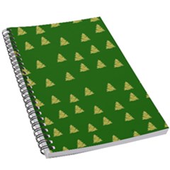 Green Christmas Trees Green 5 5  X 8 5  Notebook by TetiBright