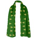 Green Christmas Trees Green Lightweight Scarf  View1