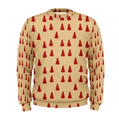 Red Christmas Tree Brown Men s Sweatshirt